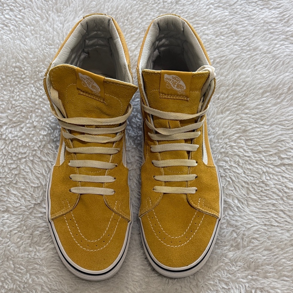 Vans Mustard High-Top Sneakers